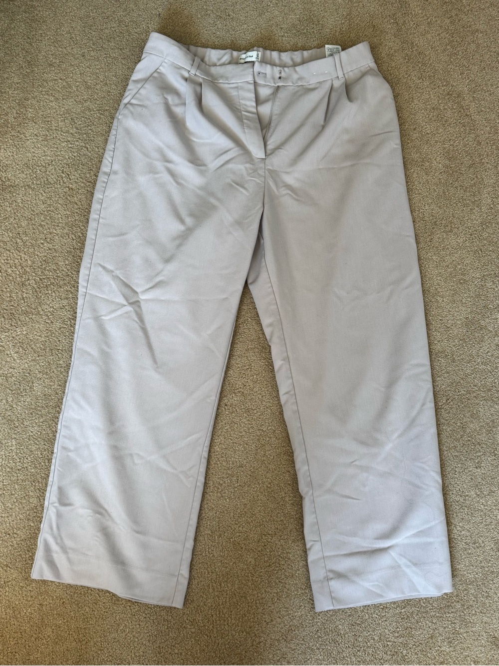 Abercrombie and fitch women’s sloane wide leg trousers size 34